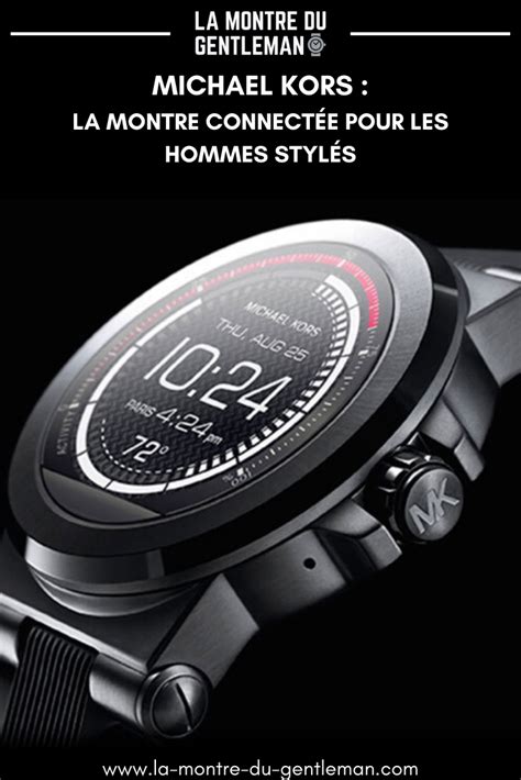 montre michael kors homme connectée